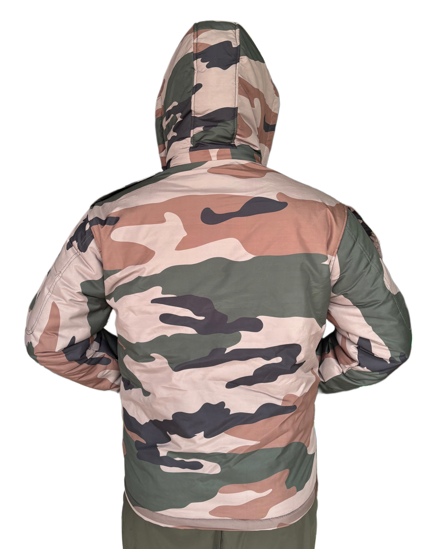 Army Print Wind Cheater