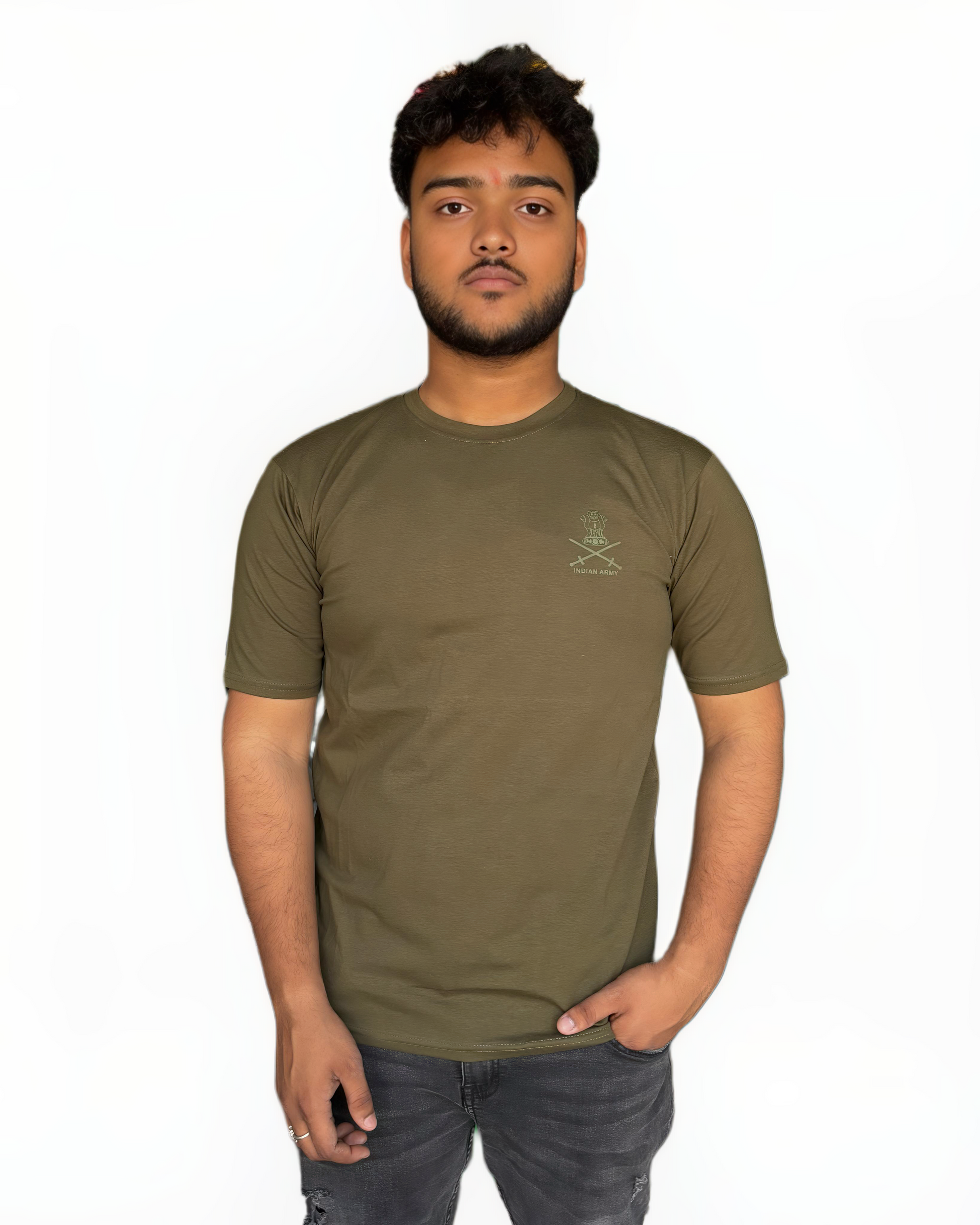 Adventure T-Shirt with Army logo L - Main Image