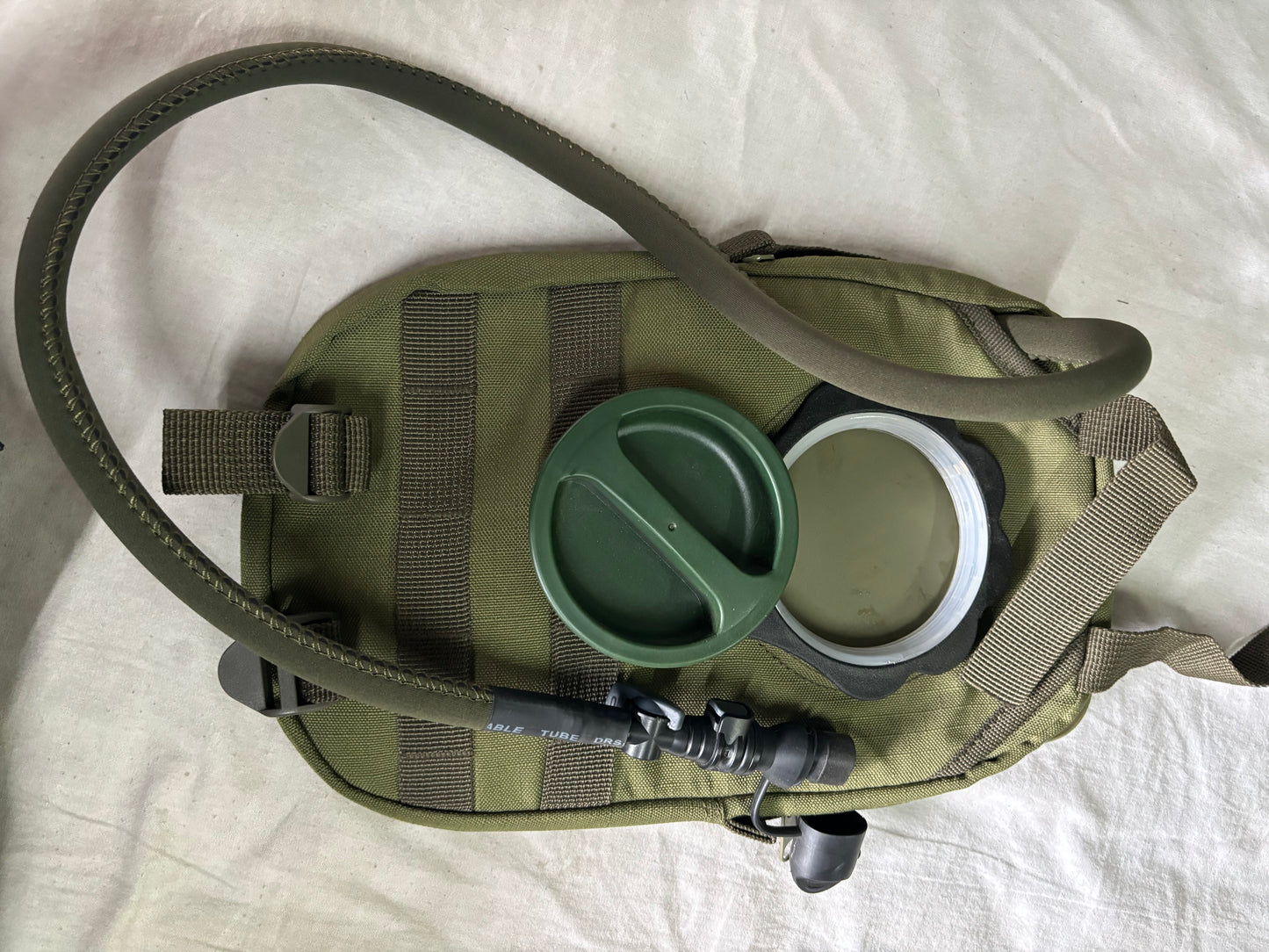 Tactical water bottle for BP jacket