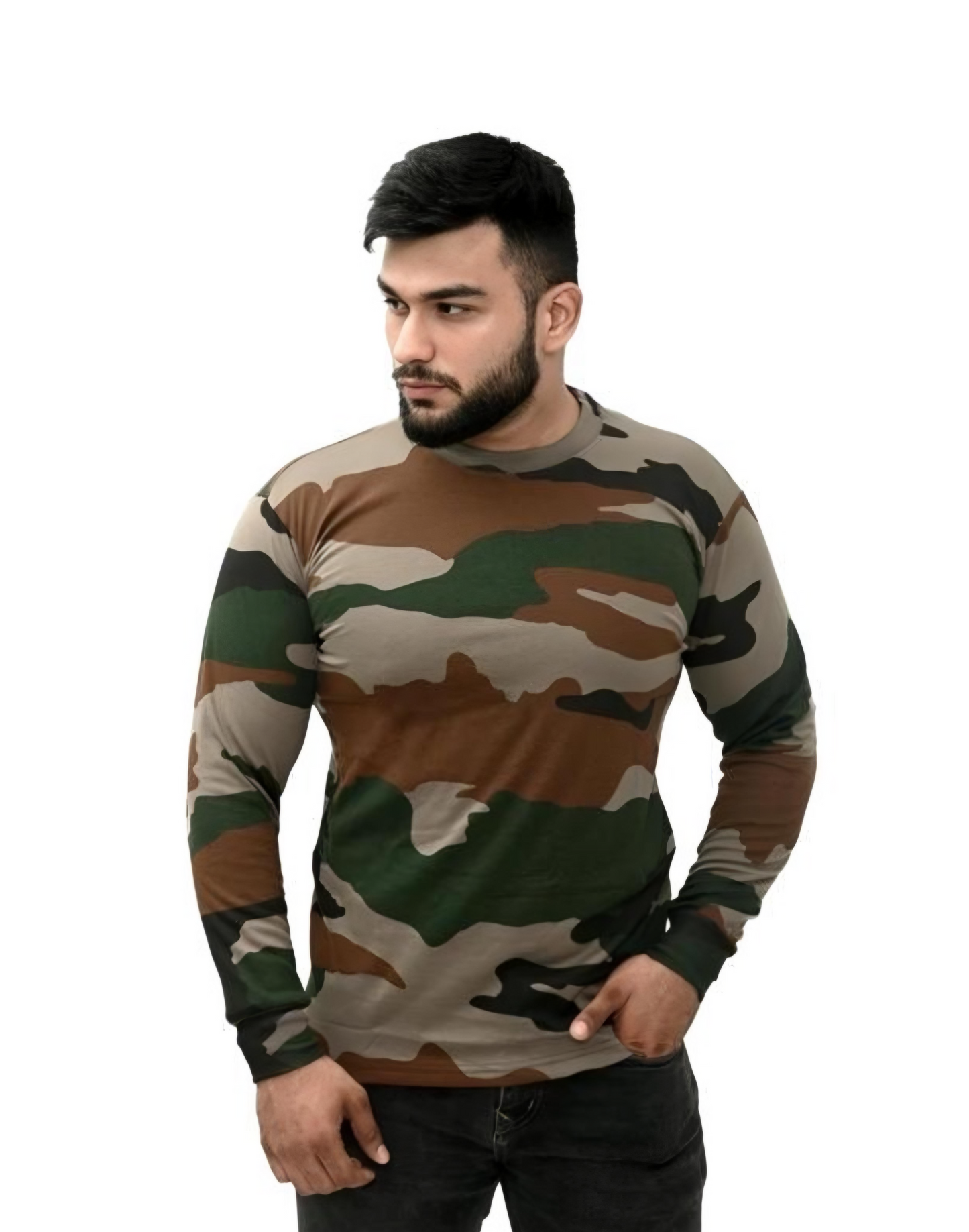 Army print Full T shirt