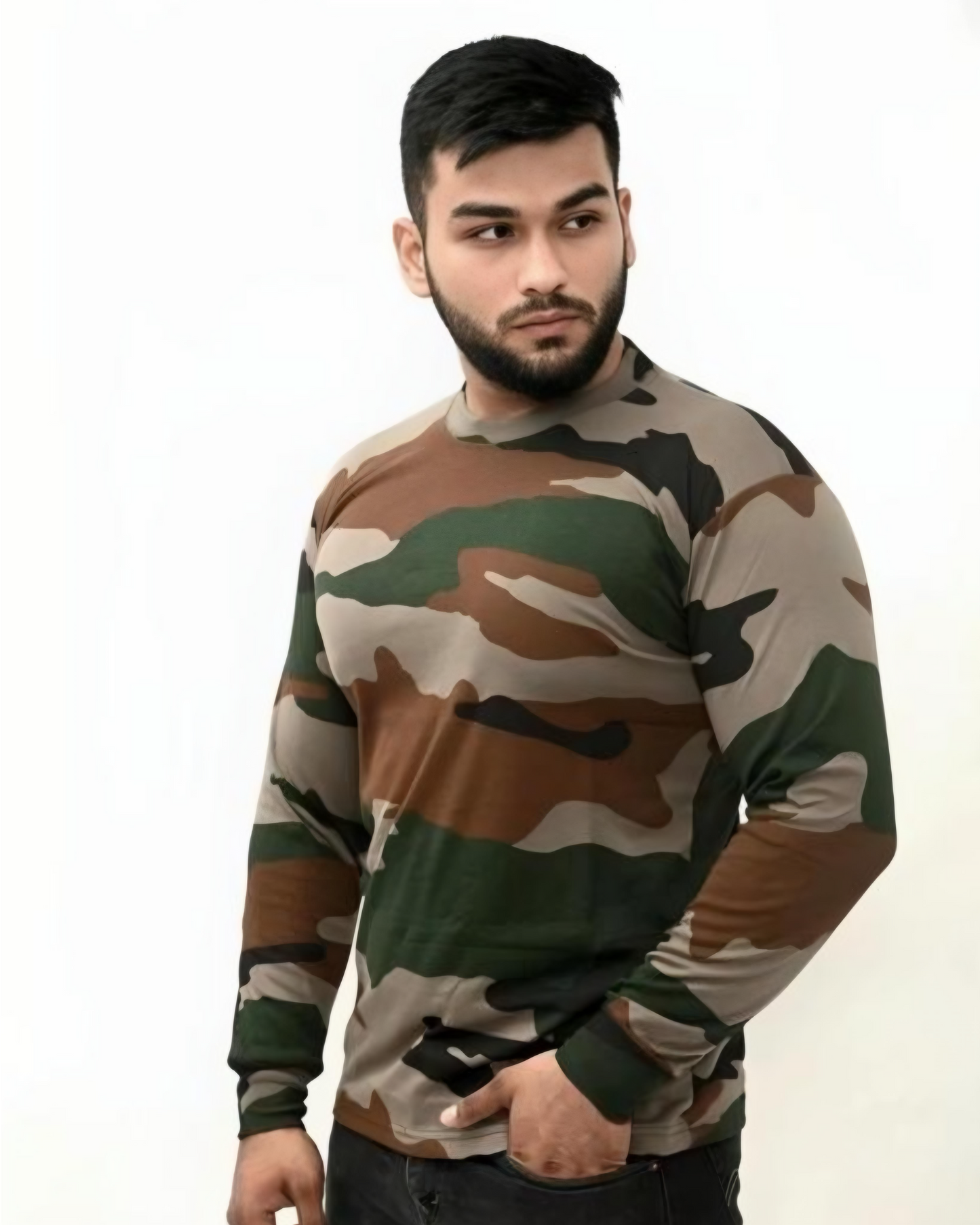 Army print Full T shirt