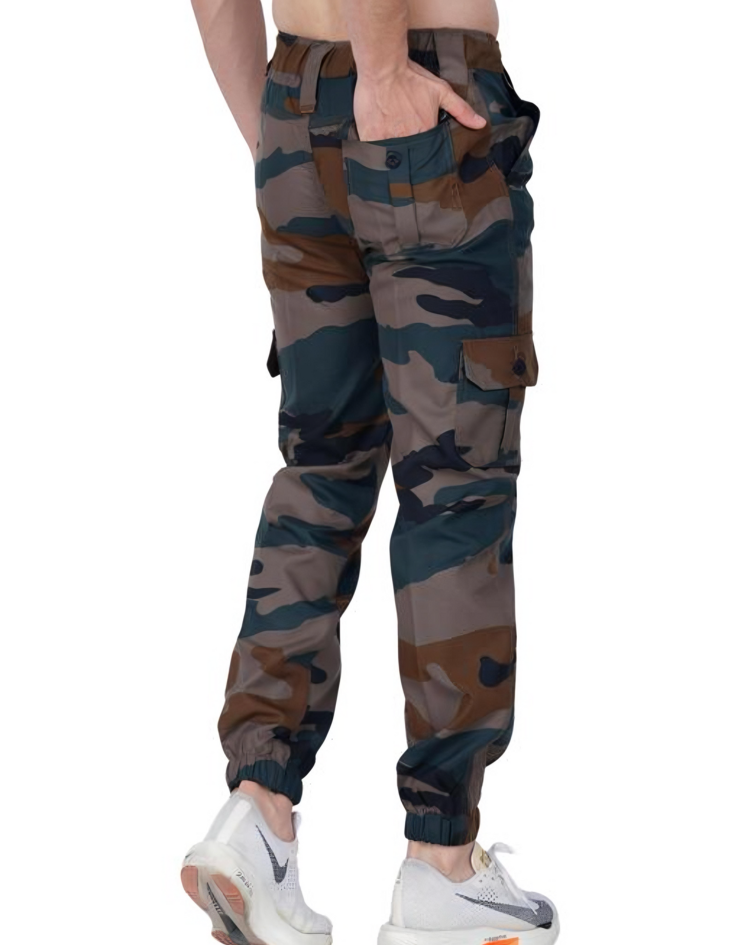 Army print cargo pants