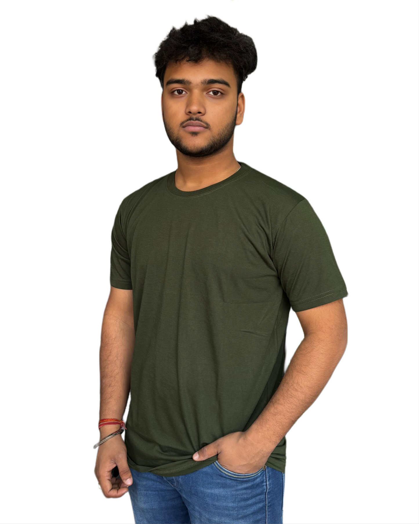 Army Plain Green T shirt