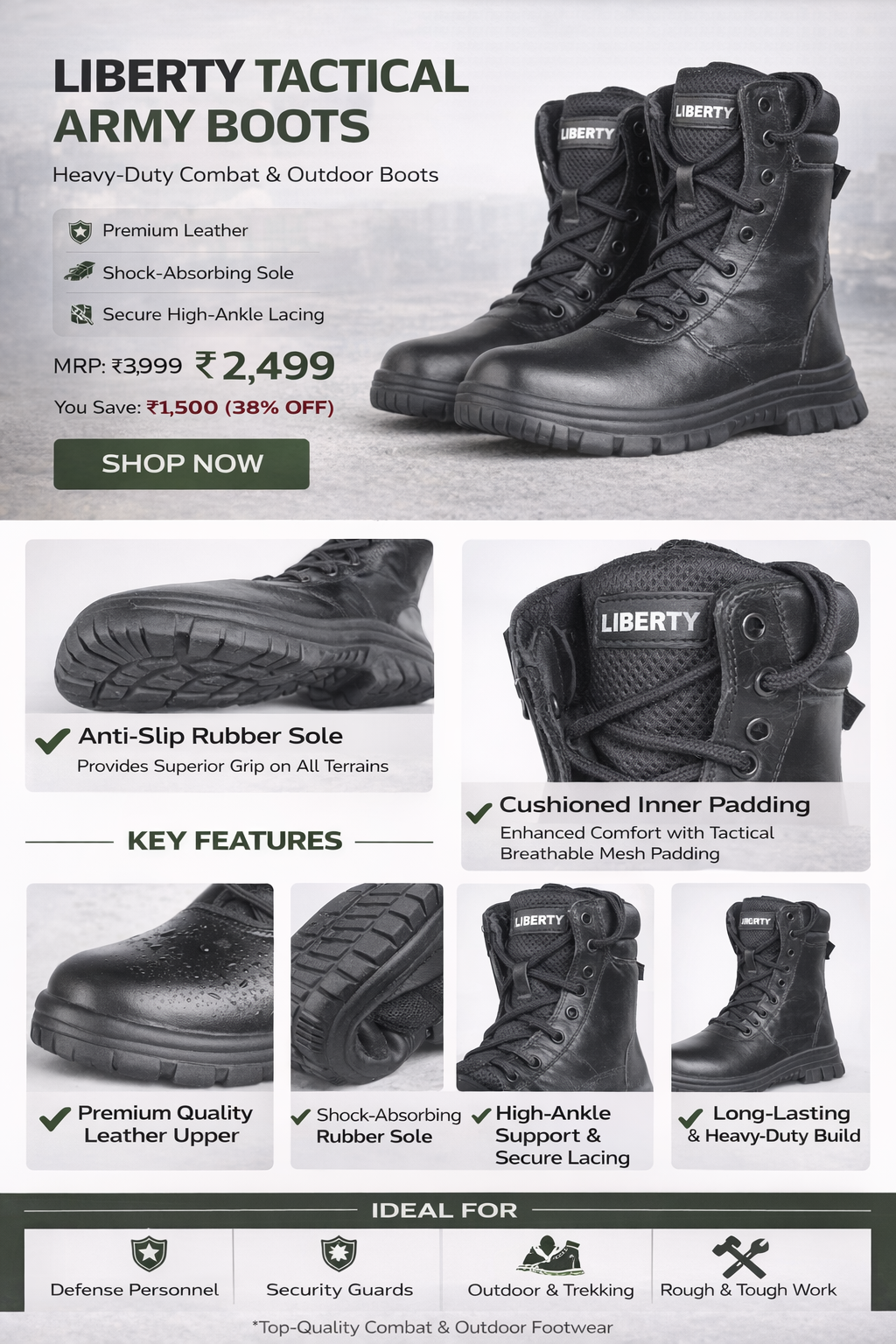Liberty zip Boot