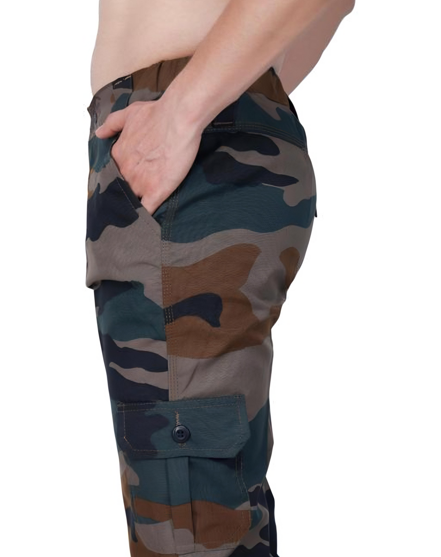 Army print cargo pants