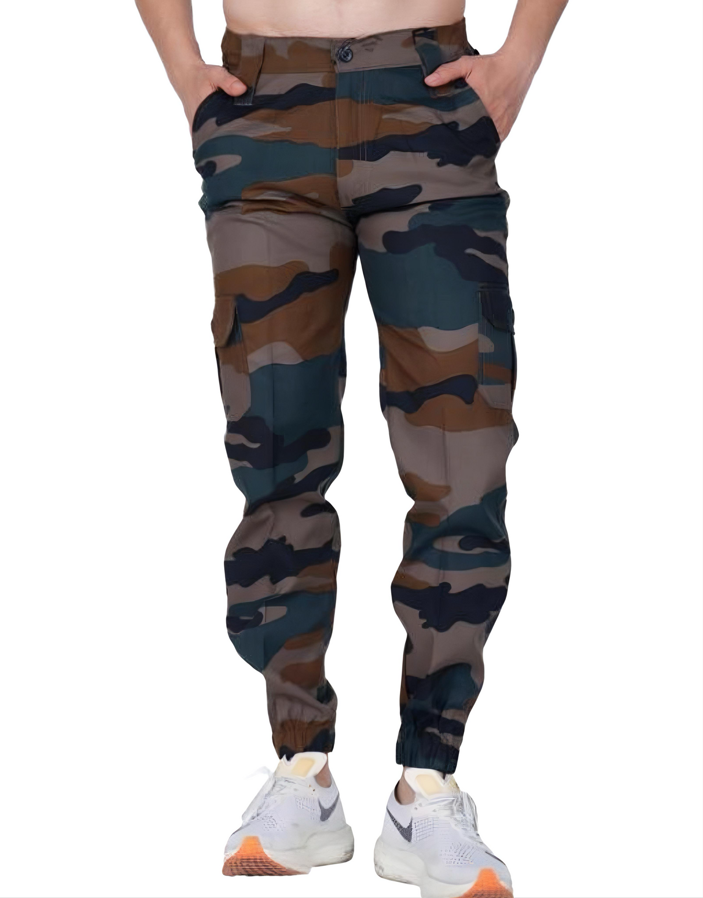 Army print cargo pants