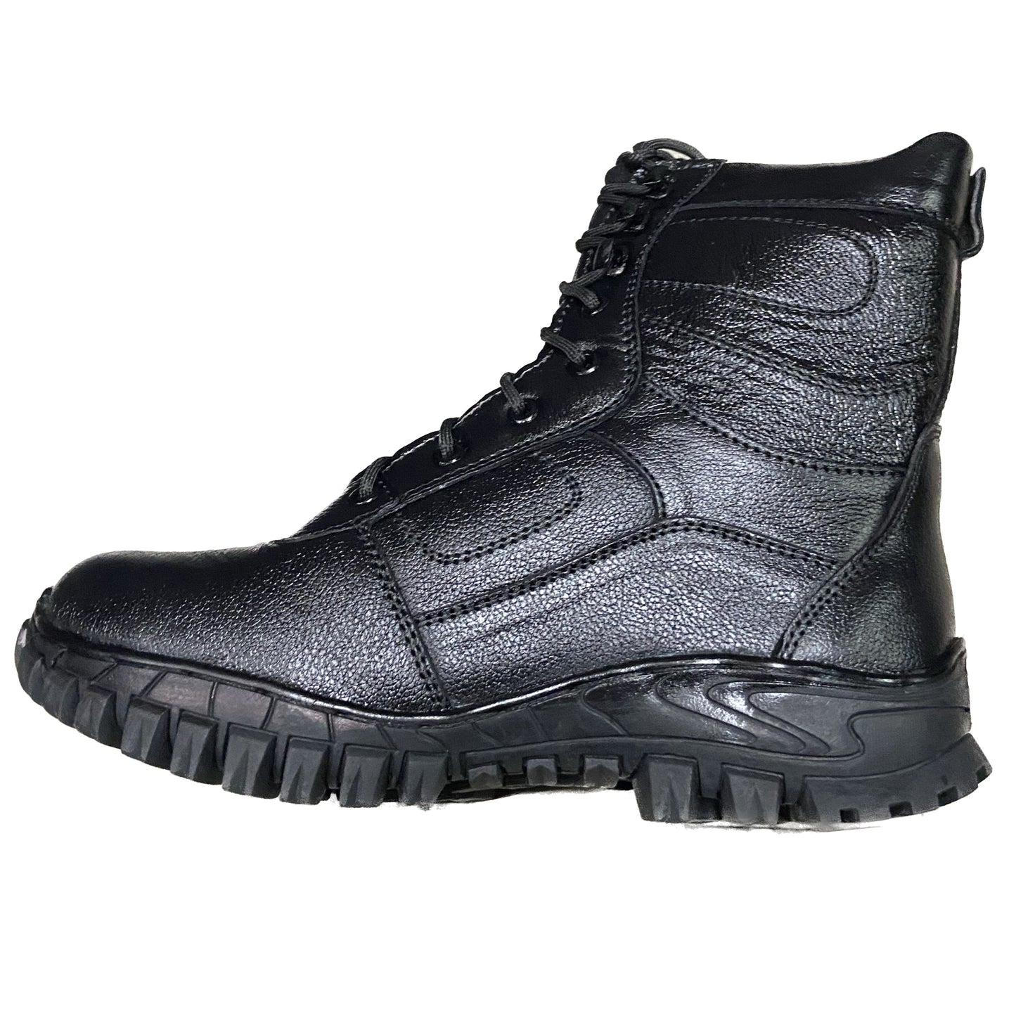 MEC GEAR Men's Black Leather Tactical Combat Army Boot