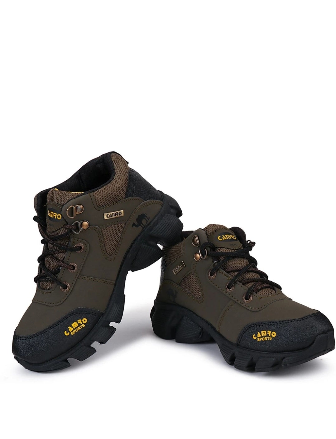 CAMRO HULK-2 Boots | Casual Mid Ankle Lace up Shoes for Trekking, Hiking, Walking
