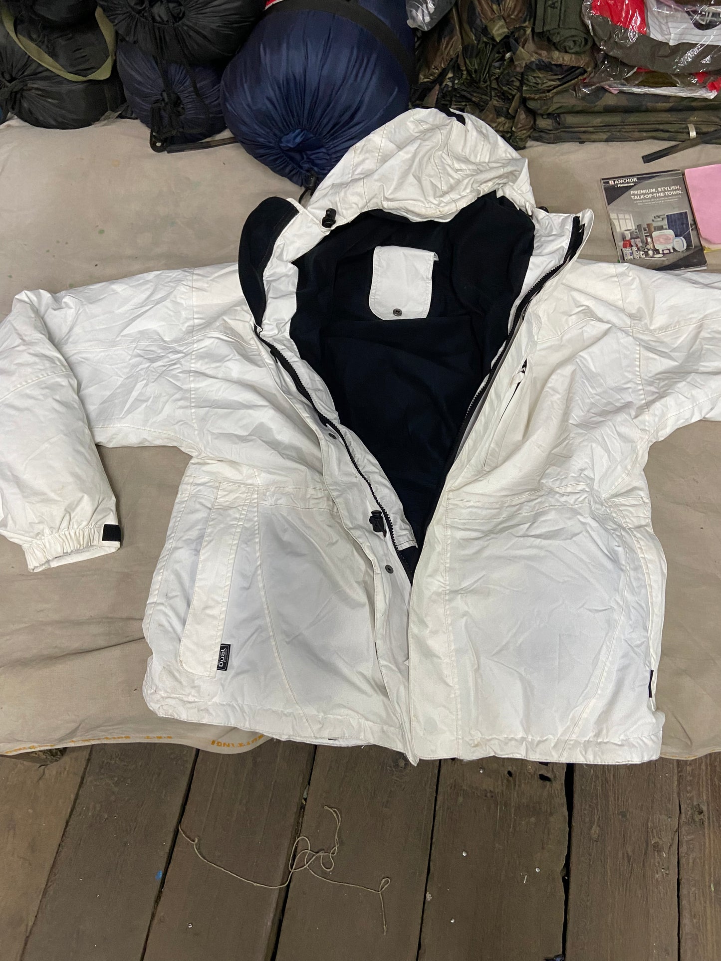 White Glacier Jacket Set